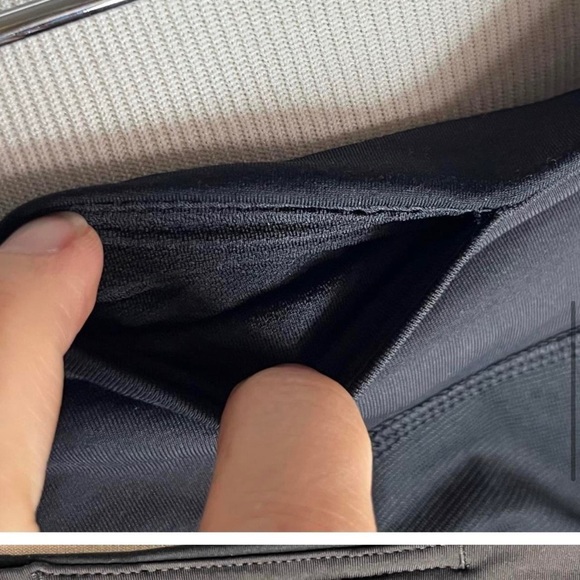 Lululemon speed up shorts 2.5” inseam - black with white polka dots - Picture 7 of 8